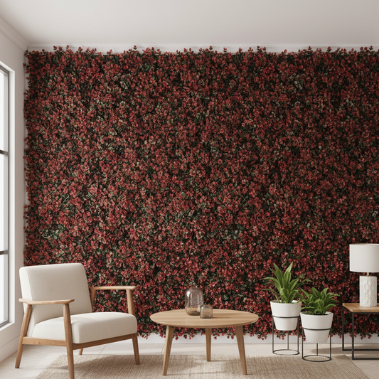 Red Pachysandra Vertical Garden 50cmx50cm