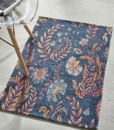 Printed Vintage Dhurrie Carpet Rug Runner Floor Mat for Living Room Bedroom
