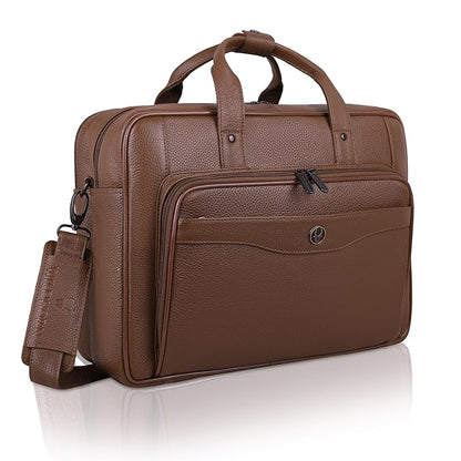 Wildhorn Executive Leather Attache & Work Bag | Premium Business Travel Bag