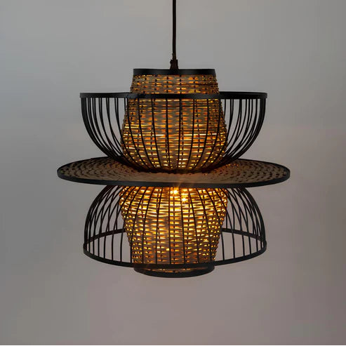 Handcrafted Rattan Bamboo Pendant Light Yash