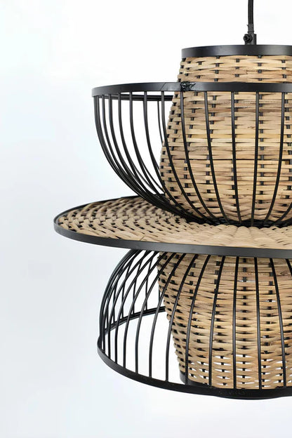 Handcrafted Rattan Bamboo Pendant Light Yash