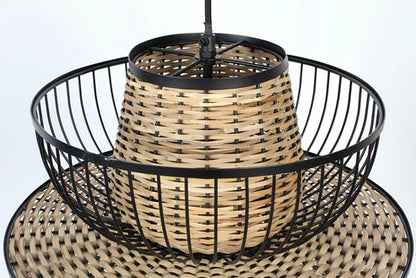 Handcrafted Rattan Bamboo Pendant Light Yash