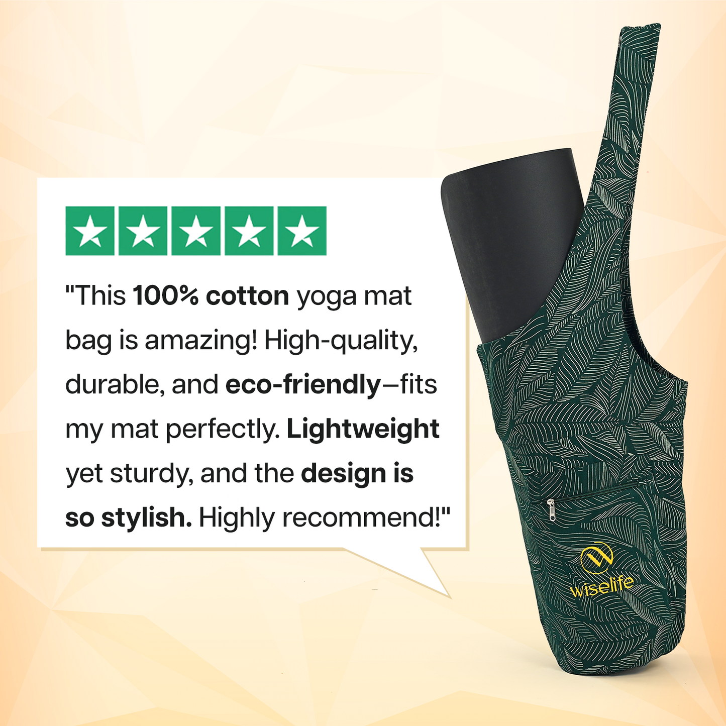 Wifelife Premium Yoga Mat Tote Bag