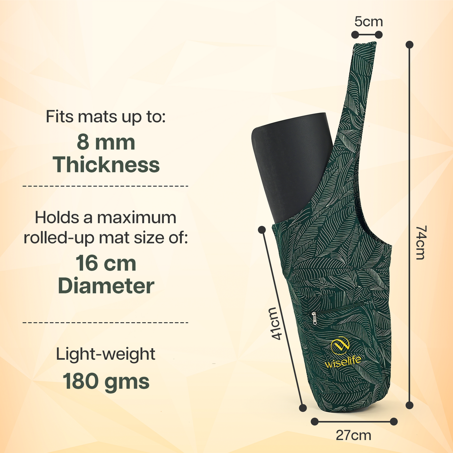 Wifelife Premium Yoga Mat Tote Bag