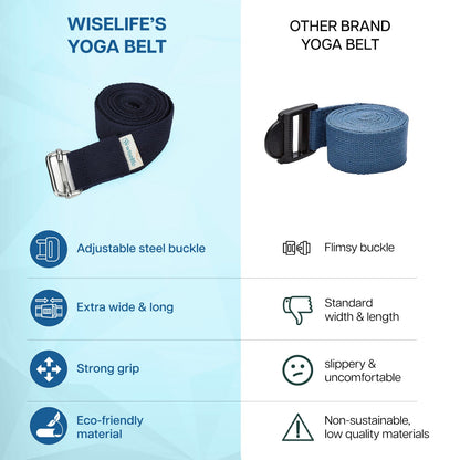 Wifelife Premium Cotton Yoga Stretch Belt