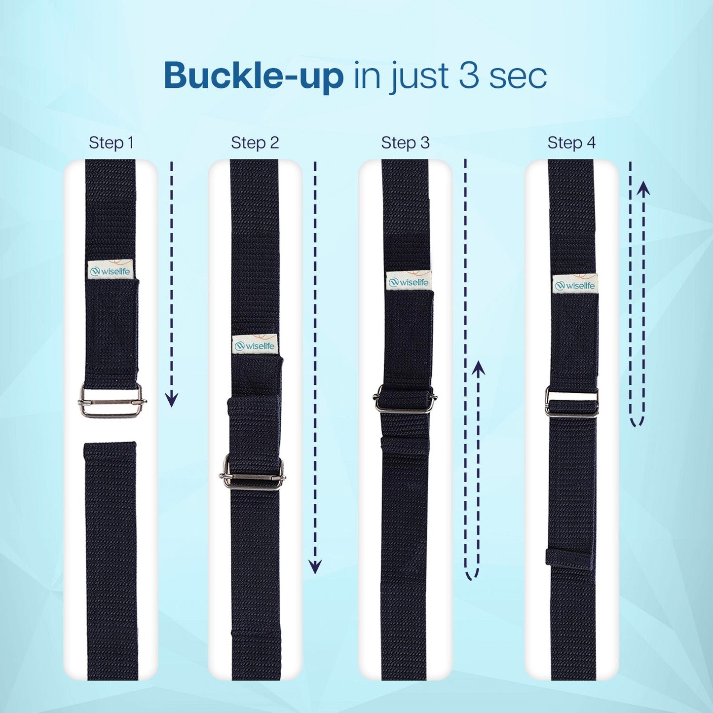 Wifelife Premium Cotton Yoga Stretch Belt