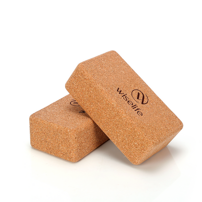 Wifelife Premium Cork Yoga Block (Set of 2)