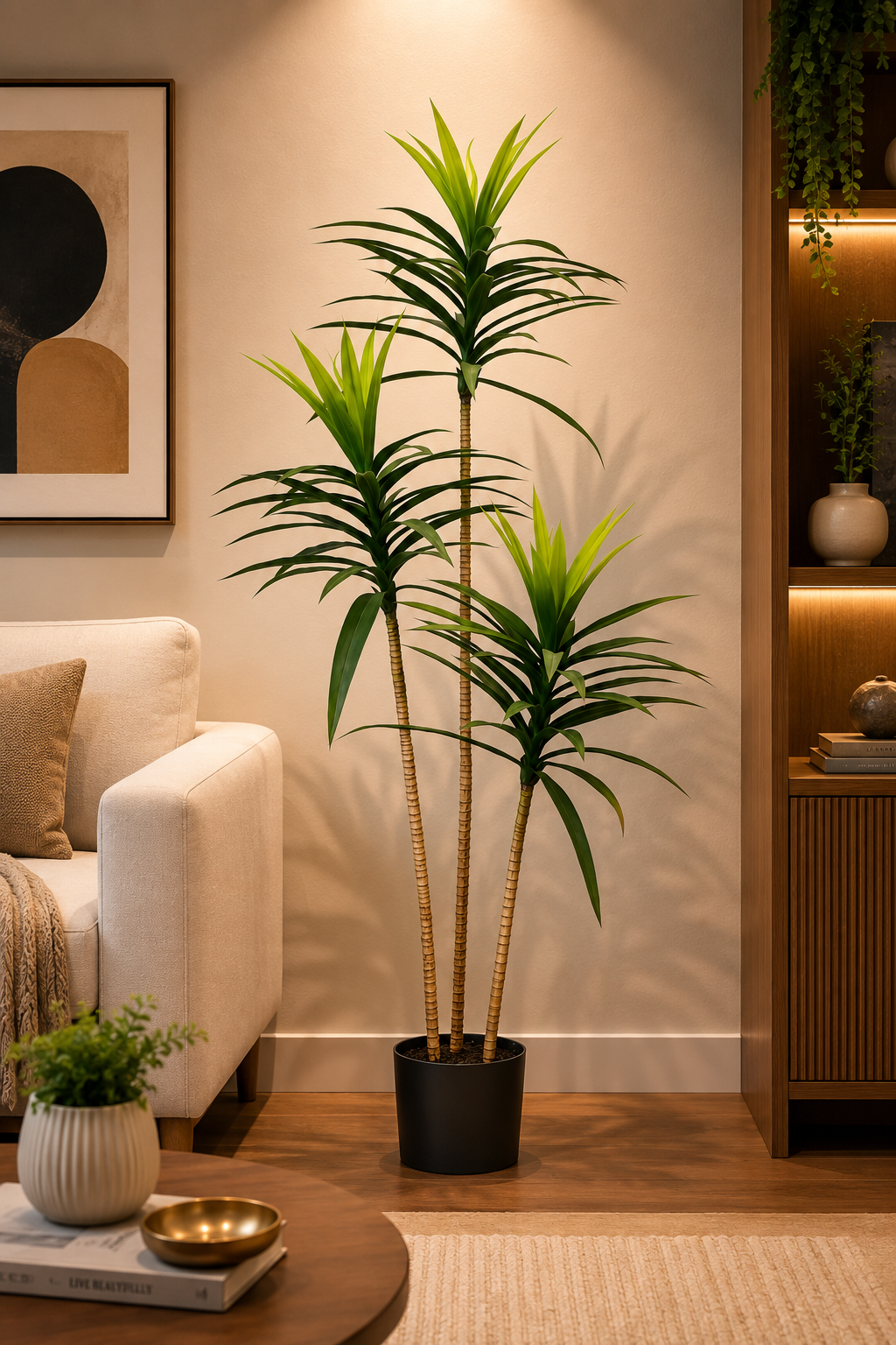 Yucca Tree Faux Plant 63″ – Desert Oasis for Home & Office