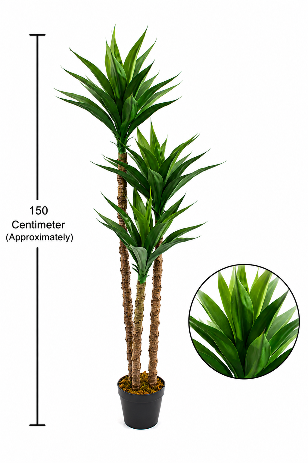 Artificial Yucca Plant– 59” Tall Faux Plant