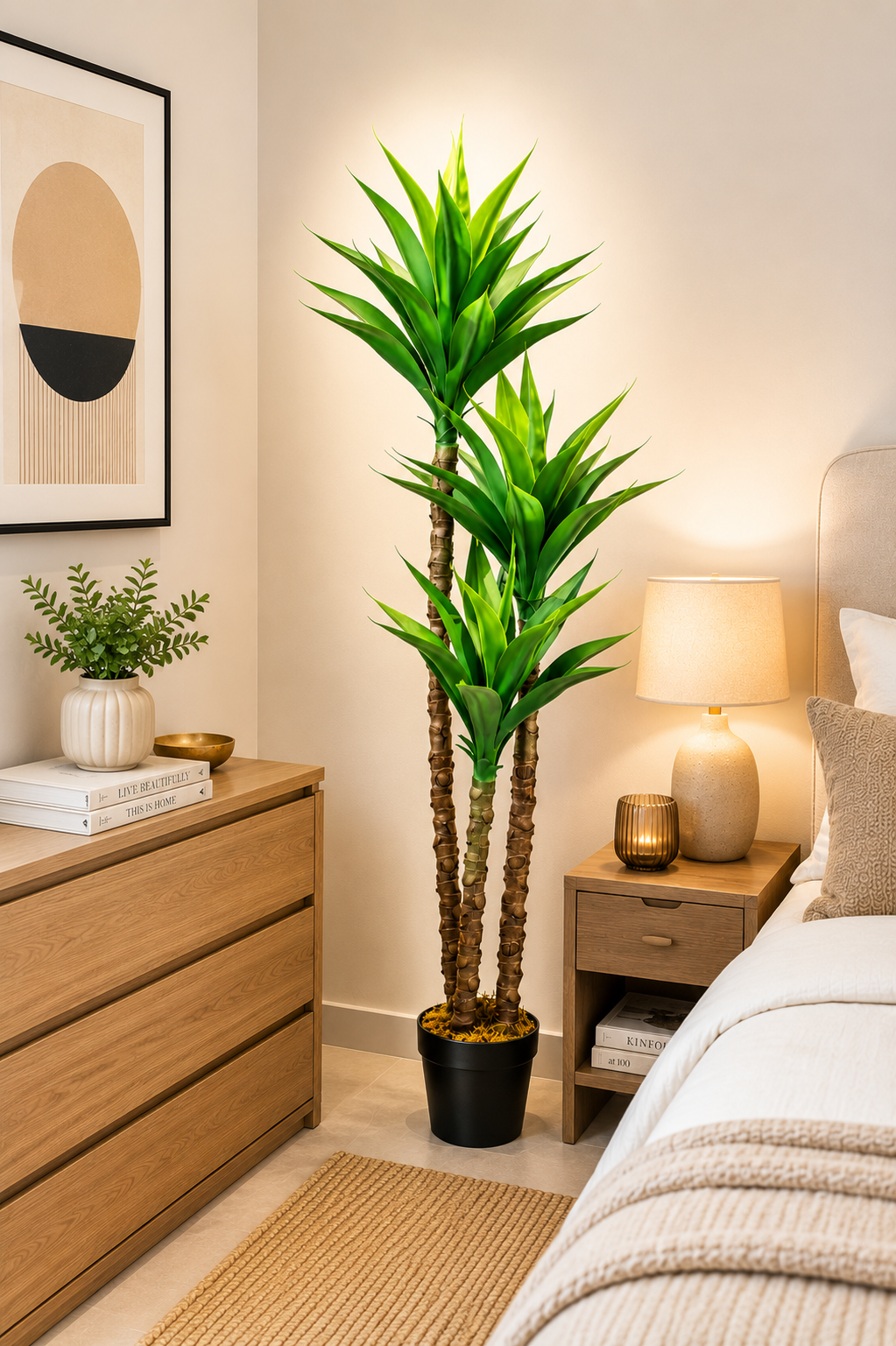 Artificial Yucca Plant– 59” Tall Faux Plant