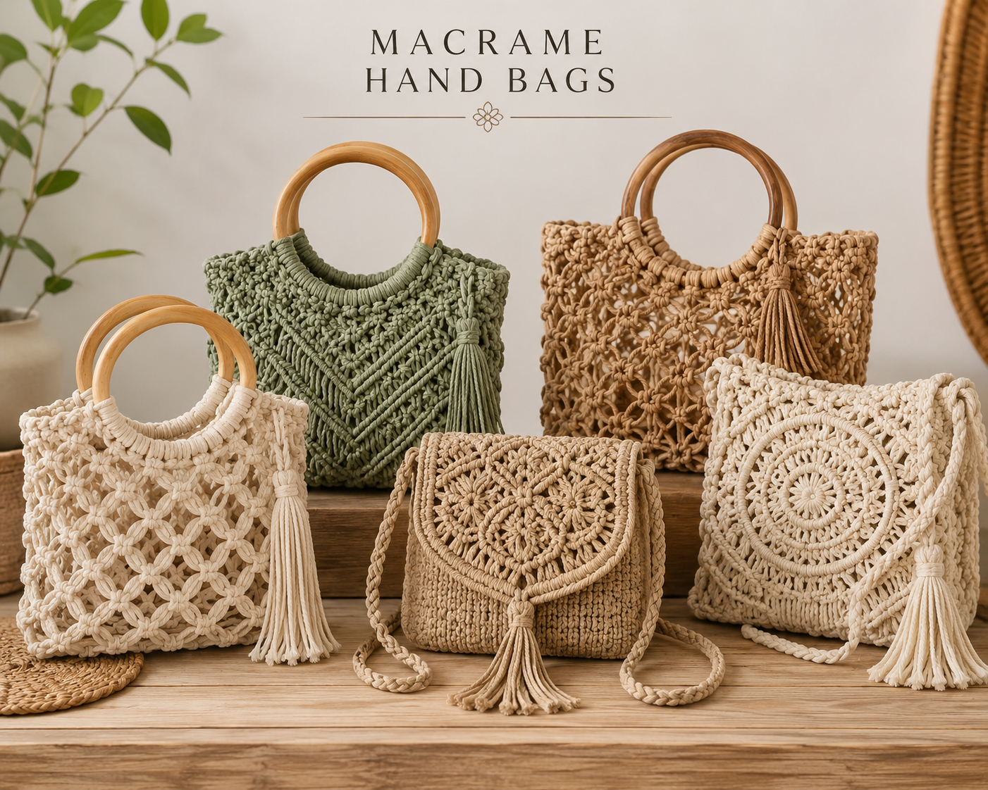 Macrame Hand Bags