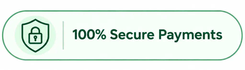 100% Secure Payments